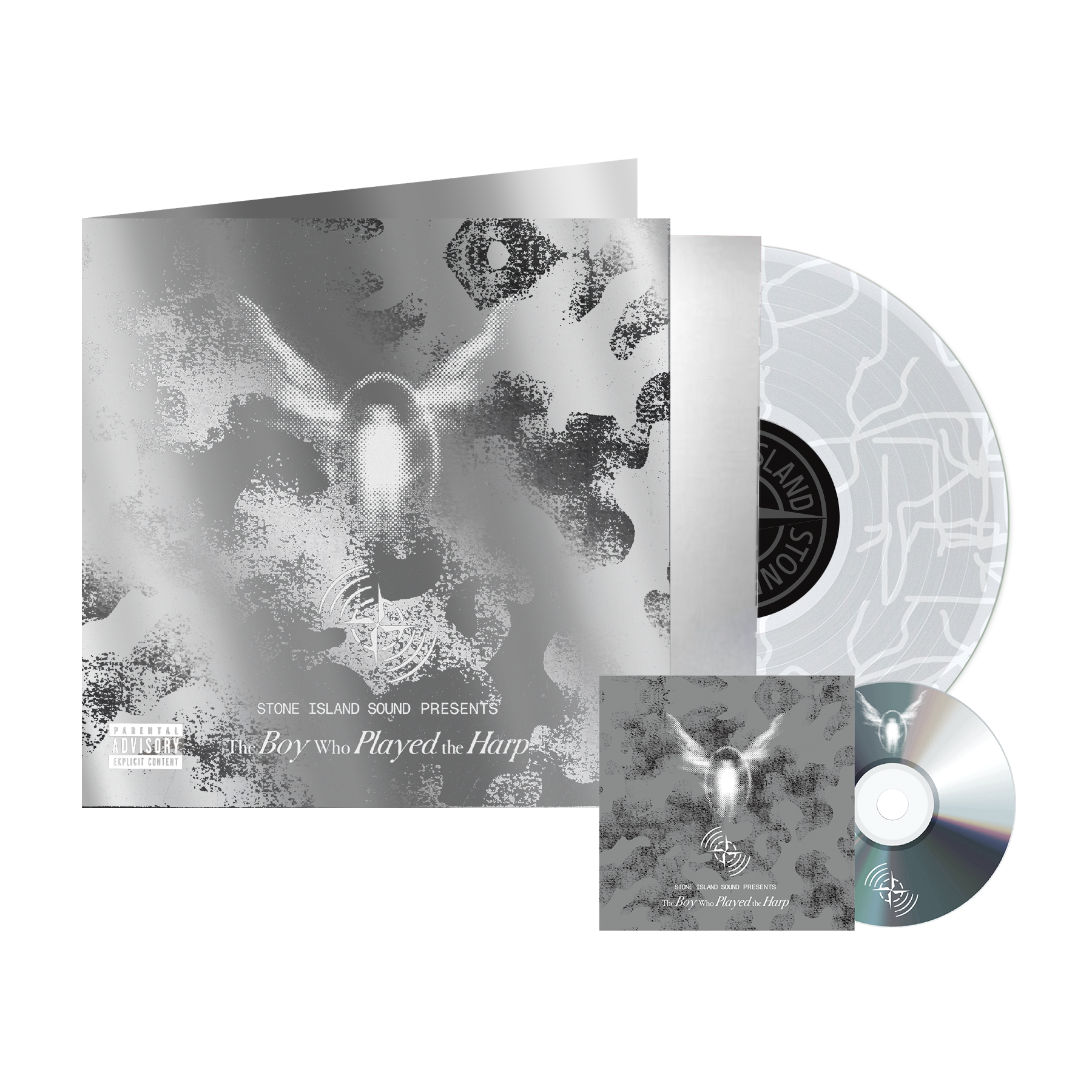 Dave The Boy Who Played the Harp Stone Island Sound Presents Special Collector’s Edition 2LP Etched Vinyl + CD Bundle 423350